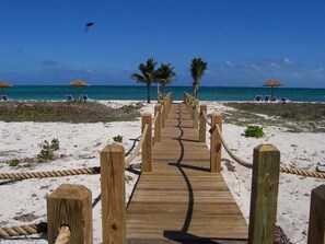 Vue sur la plage/l’océan