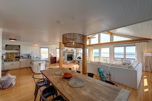 Dining table seats 10