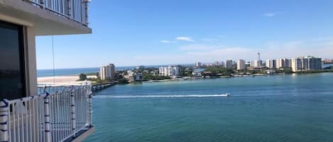 Endless water views of the Gulf and Estero Bay.