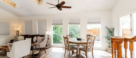 Dining area with lots of natural light