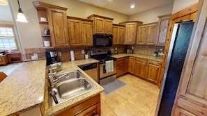 Well-stocked kitchen