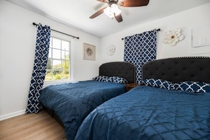 Bedroom 1 with two Queen Beds