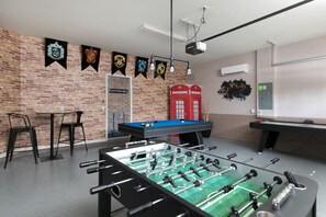 Enjoy hours of fun in our Harry Potter-themed game room