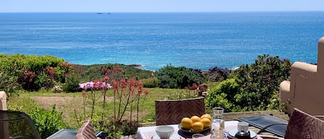 La terrasse de la maison.