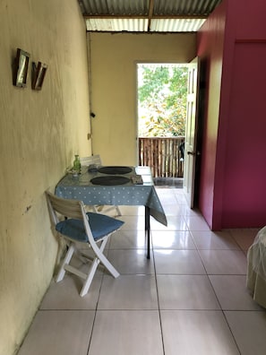 Table/desk in bedroom one 