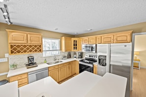 Large open kitchen to prepare delicious meals.