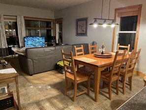 Dining and living area. 