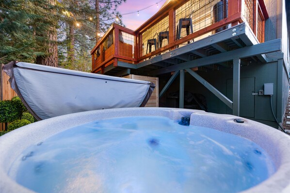 Hot tub to enjoy year round