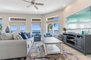 Large flat screen TV viewing for your group