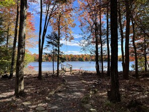 A view from the back of the home