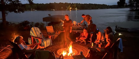 Lakeside Campfire