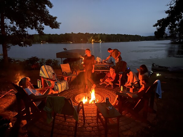 Lakeside Campfire