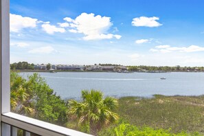 River view from screened porch.