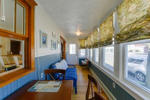 Enclosed Sunroom | Single-Story Apartment | 1st Floor Unit