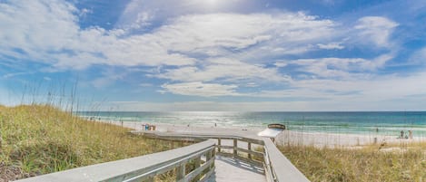 Inlet Dunes #101 | 1-Minute Walk to the Inlet Beach Regional Beach Access | Across the Street!