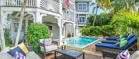 Poolside Sitting Area