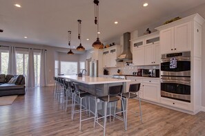 Huge kitchen and island