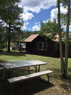 A Greer Treasure since the 1930's. Former Cabin of Ulie Butler back in the day. Read about it's history in our Welcome Book inside the cabin. It's a small cabin with lot's of character. We kept some of the old and mixed it with some of the new.