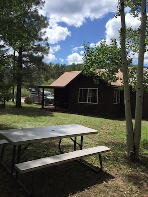 A Greer Treasure since the 1930's. Former Cabin of Ulie Butler back in the day. Read about it's history in our Welcome Book inside the cabin. It's a small cabin with lot's of character. We kept some of the old and mixed it with some of the new.