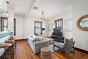 This loft is perfect for a small family getaway