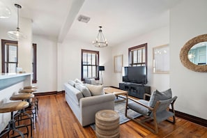 This loft is perfect for a small family getaway