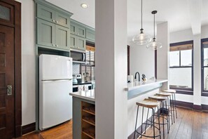 Whip up delicious meals in this charming kitchen