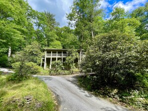 Summer view from the bottom of the drive 