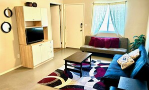 View of Living Room from dining area