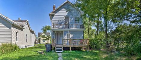 Fort Wayne Vacation Rental | 1,400 Sq Ft | 3BR | 1BA | Stairs Required