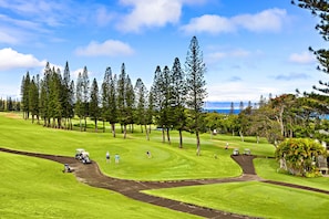 Front row seat to the golf course