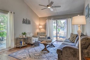 Beachy and cozy, this condo will be a great place for family vacation!