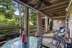 Your Screened-In Porch is a Refreshing Spot for Morning Coffee, Evening Cocktails or even Dine Al Fresco