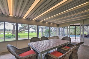 Outdoor Dining Area | Lake Views