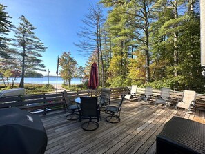 View of the front deck