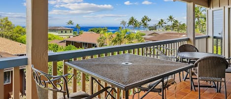 Nihi Kai Villas at Poipu #520 - Ocean View Dining Lanai - Parrish Kauai