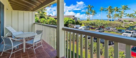 Nihi Kai Villas at Poipu #705 - Dining and Lounging Lanai - Parrish Kauai