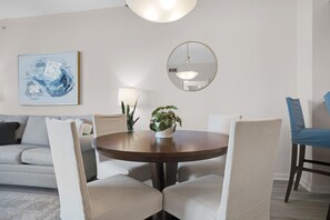 Dining table seats 4