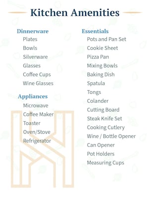 Kitchen Amenities