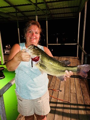Caught in the light with a shinner!