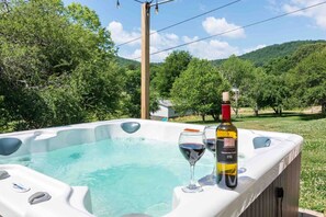 Main house hot tub