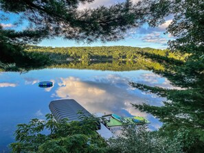 Beautful views of Mt Morris Lake from the deck