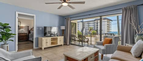 Welcome to Edgewater Villa #3312. Enjoy spacious living room with Beach View. You'll love it and may never want to leave