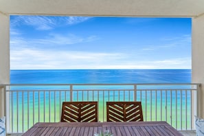 Balcony, Accessible from Living Area and Primary Bedroom