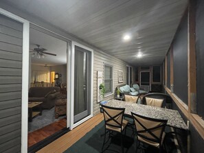 Our porch located on the Main Level.