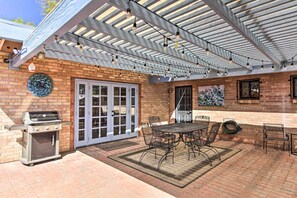 Covered Patio | Single-Story House | Additional Vacation Rental On-Site