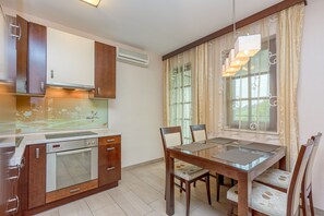 Kitchen and dining area