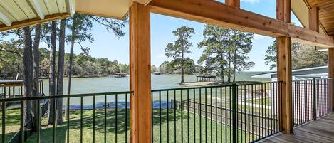 Spectacular lakefront property. The home is on the deep part of the lake and has some of the best sunsets around!!