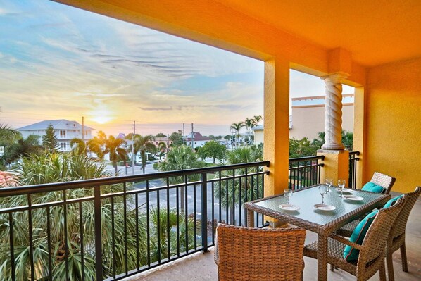 Private Balcony with view of the Gulf of Mexico