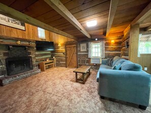 Living area - Living area with fireplace
