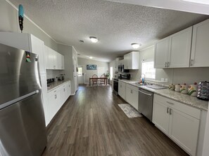 Large open kitchen 